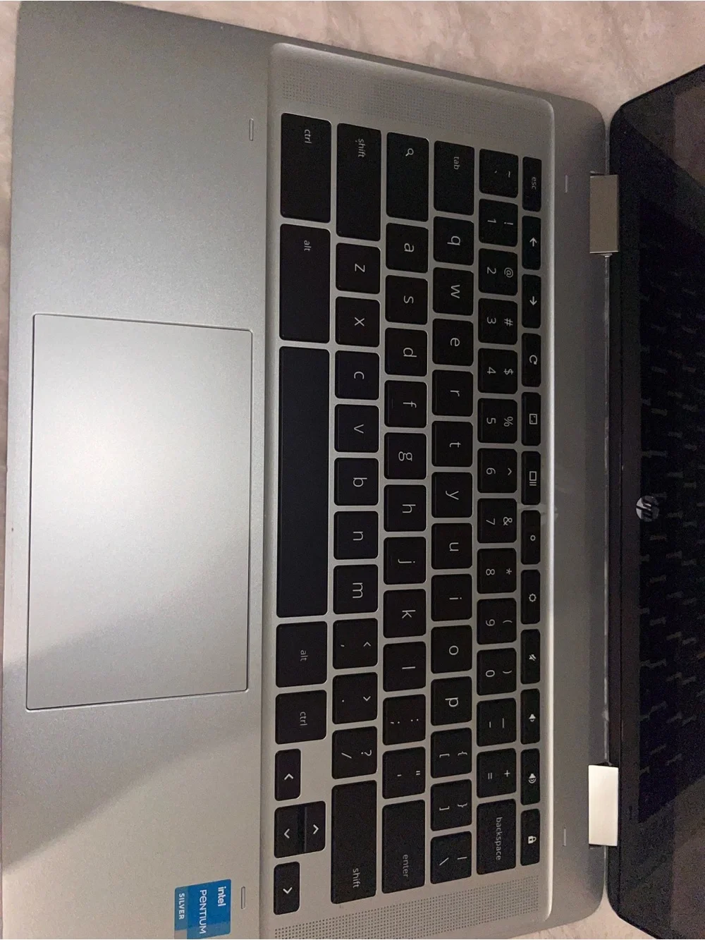 HP Chromebook with touchscreen and 360° tablet mode